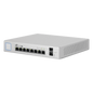 Switch UniFi Administrable de 8 Puertos Gigabit PoE+ 802.3at/af y PoE Pasivo 24V.