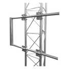 Brazo para Torre / Acero ASTM A-36 / Galvanizado en Caliente / Tubo 2\" Ced 30 / Largo 170 cm (5.6 ft) / Ajustable 30 a 100 cm (11.8 a 39.4 ft)