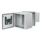 Gabinete Industrial / 19 UR / Aire Acondicionado 4000 BTU / NEMA 4/12 / IP66 / IK10 / Doble Bisagra / 36\" Alto x 24\" Ancho x 30\" Prof (914.4 x 609.6 x 762 mm)