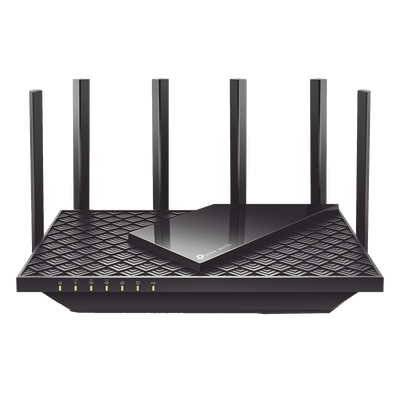 Router Triple Banda WiFi 6E / AX5400 MU-MIMO / 1 Puerto WAN 1 10/100/1000 Mbps / 4 Puertos LAN 10/100/1000 Mbps / 1 puerto USB 3.0 / 6 antenas de alta ganancia / OneMesh ™