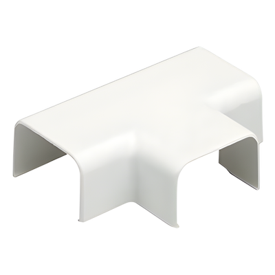 Conexión en \"T\", para uso con canaleta LD5, material ABS, Color Blanco Mate