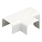 Conexión en \"T\", para uso con canaleta LD5, material ABS, Color Blanco Mate