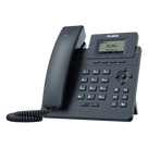 Teléfono IP Empresarial / Pantalla LCD 2.3\" / 1 Cuenta VoIP / Dual Ethernet 10/100 Mbps / PoE / Conferencia 5 Participantes