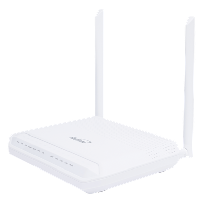 ONU GPON WiFi (2.4/5 GHz), 2 Antenas de 5 dBi, Compatible con OLTs de Terceros, MIMO 2x2, 4 puertos Gigabit + 1 POTS + USB, conector SC/UPC, (Gestión WAN desde la Interfaz de la ONU)
