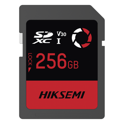 Memoria SD / 256 GB / 180 MB/s Lectura / 150 MB/s Escritura / V30 U3 / Para Drones y Cámaras de Acción / HIKSEMI CAPTURE E30