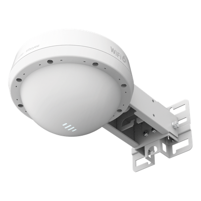 Punto de Acceso Mesh Wi-Fi 6 Exterior / IP68 / Omnidireccional / PoE In + SFP Uplink Gigabit / MU-MIMO 2x2 / 512 Clientes / 2400 Mbps en 5 GHz