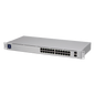UniFi Switch USW-24, Capa 2 de 24 puertos 10/100/1000 Mbps + 2 puertos 1G SFP, pantalla informativa