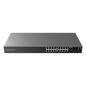 Switch Gigabit PoE+ Administrable / 16 puertos 10/100/1000 Mbps + 4 Puertos SFP Uplink / Hasta 240W / Compatible con GWN Cloud.