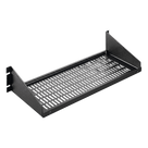 Charola para Rack 19\" / Capacidad 34 kg / Base Ventilada / 2 UR / 482x381x95 mm / 15.8x12.5x3.7 in