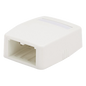 Caja de Montaje en Superficie, Para 2 Módulos Mini-Com, Color Blanco