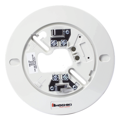 Base Para Detector Convencional Hochiki, Diámetro 6\", 2 Hilos, 24 Vcd  (0300-04070 IT), Color Hueso