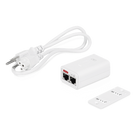 Adaptador PoE / Gigabit 10/100/1000 Mbps / 24 VDC 0.3 A / Protección ESD / 72 x 45 x 33 mm / Interior