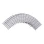 Curva Pre-Fabricada Horizontal de 90° con medidas de 54 mm de Peralte y 200 mm Ancho (54/200 mm)