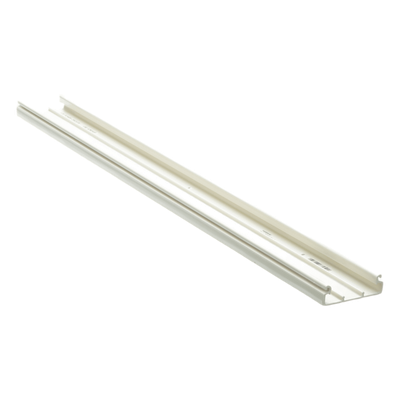 Canaleta Base No Metálica / PVC Rígido / 60.3 x 18.5 x 3000 mm / UL94V-0 / 600V / Blanco Mate