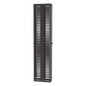 Organizador Vertical PatchRunner™, Doble (Frontal y Posterior), Para Rack Abierto de 45 Unidades, 8in de Ancho, Color Negro