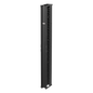 Organizador Vertical CableTek, Sencillo (Solo Frontal), Para Rack Abierto de 45 Unidades, 6 in de Ancho, Color Negro