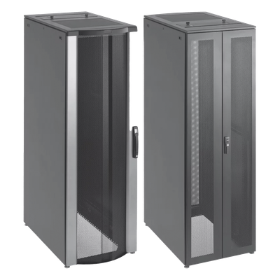 Gabinete de Telecomunicaciones de 42 UR ProLine FloTek, 600 mm de Ancho, 1000 mm de Profundidad, Color Negro