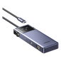 Hub USB-C 7 en 1 / HDMI 4K 60Hz / 2x USB-A 3.0 + USB-C 3.0 + USB-A 2.0 / Gigabit Ethernet / PD 100W / Cable 20 cm (0.66 ft)