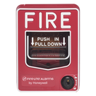 Estación Manual de Alarma Contra Incendio / Doble Acción / Cerradura con Llave / Montaje en Superficie o Empotrado / UL 38