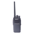 Radio Portátil UHF 400-512 MHz, Digital DMR y Analógico, 5 W, Incluye antena, batería, cargador y clip,  16 canales preconfigurados