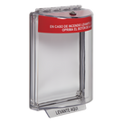 Cubierta Protectora de Policarbonato / Montaje Empotrado / Rango Térmico -40 a 121 °C / Diseño Compacto 103x151 mm / Texto de Incendio en Español
