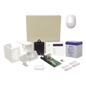 Kit de panel de alarma cableado VISTA-48 con teclado-receptor 6160RF, sensor de movimiento, contactos magnéticos y sirena