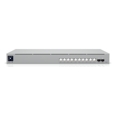 USW Pro XG 10 PoE Switch PoE+++ Capa 3 Etherlighting™ de 10 Puertos 10GbE (Todos PoE+++) y 2 Puertos SFP+ con Disponibilidad PoE de 400W