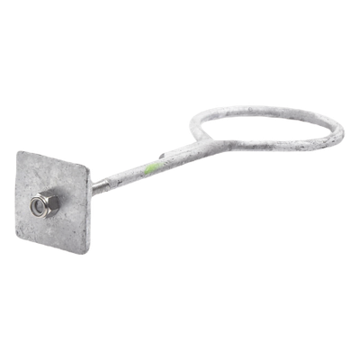 Ancla con Aro, largo: 40 cm. de 1/2\" de espesor para Losa o Pared. Galvanizado por Inmersión.
