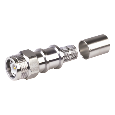 Conector TNC Macho Plegable con Pin Cautivo para cables Tipo RG8