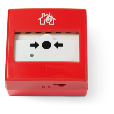 Pulsador Manual de Alarma / Direccionamiento Automático / EN 54-11 / EN 54-17 / Aislador de Cortocircuito / LED Multicolor / 240 Direcciones