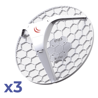 Kit CPE/PtP / 5 GHz / 802.11a/n / Antena 24.5 dBi / 600 MHz / 316 mW / 25 dBm