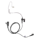 Micrófono-Audífono de Tubo Acústico / Grado Médico / PTT de Alta Resistencia / Cable Reforzado con Kevlar / Compatible con Radios KENWOOD y TXPRO