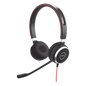 Diadema / Auricular Jabra Evolve 40 Duo / USB y 3.5mm / Cancelación de Ruido Pasiva / Indicador de Ocupado (6399-823-109)