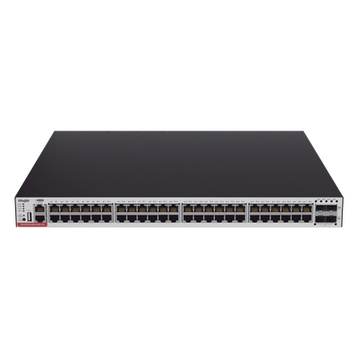 RG-CS83-48GT4XS-PD Switch Administrable Capa 3 PoE con 48 puertos Gigabit 802.3af/at + 4 SFP+ para fibra 10Gb, hasta 1,480 watts, gestión gratuita desde la nube.