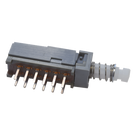 Interruptor deslizante / 0.2 A @ 30 V DC / 10,000 ciclos / 500 V AC dieléctrico / 50 mΩ contacto