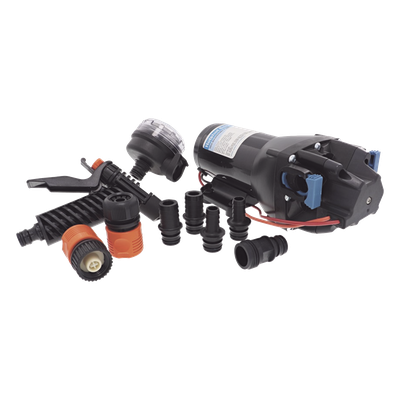 Bomba de lavado de alta presión y alto caudal HotShot HD 4 de 12 Vcd, 15LPM / 4GPM / 60 PSI
