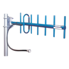 Antena Base Direccional Yagi / 7 Elementos / 890-960 MHz / 10 dBd / 23.75 pies / Resistencia Viento 125 mph