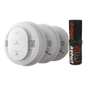 Kit de 20 Detectores de Humo Autónomos KIDDE con Batería 10 Años / Probador SABRE SDI / Fotoeléctrico / Alarma 85 dB
