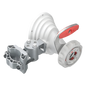 Antena Horn Asimétrica 5 GHz / 17 dBi de Ganancia / Patrón Asimétrico 45° / TwistPort™ Waveguide / IP55 / Montaje UBR / Para Plataformas Inalámbricas Compatibles