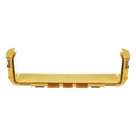Acoplador Recto para Canaleta / 12 x 4 pulgadas (305 x 102 mm) / Sin Herramientas / ABS / Color Amarillo / 111.8 mm de Altura
