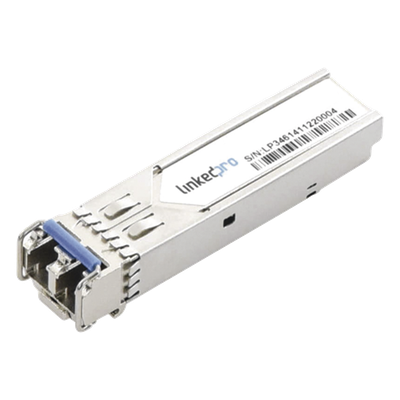 Transceptor Óptico Industrial SFP (Mini-Gbic) / Monomodo 1310 nm / 1.25 Gbps / 1000BASE-LX / Conectores LC/UPC Dúplex / DDM / Hasta 20 km