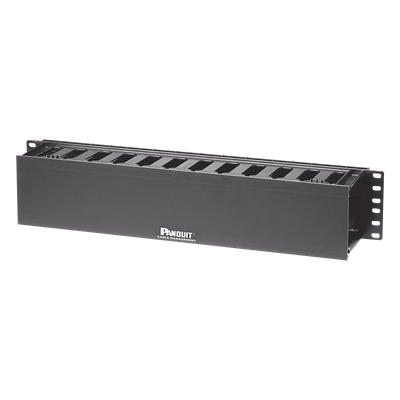 Organizador de Cables Horizontal PatchLink, Sencillo (Solo Frontal), Para Rack de 19in, 2UR