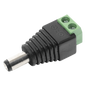 Adaptador Macho Tipo Jack de 3.5 mm (0.14 Pulgadas) Polarizado de 12 Vcc / Terminales Tipo Tornillo / Polarizado (+/-) / Ideal para Cámaras de Video Vigilancia