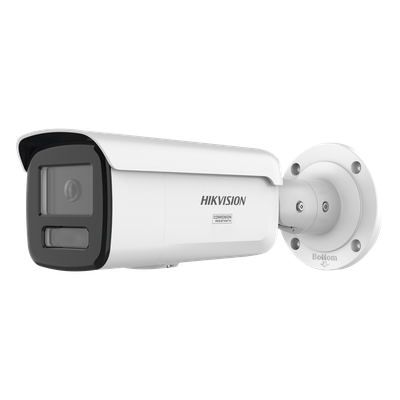 [Dual Light + ColorVu 3.0 + HikAI] Bala IP 8 Megapixel / Lente 4 mm / 60 mts IR + Luz Blanca / Exterior IP67 / WDR 130 dB / ACUSENSE 3.0 / Metal / NEMA 4X / ACUSEEK