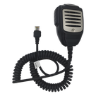 Micrófono para Radio Móvil / Conector 8 Pines / IP54 / Cable Kevlar 40 kg / PTT para Guantes / Grado Médico