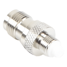 Adaptador RF / TNC Hembra a FME Hembra / Montaje en Línea / Cuerpo Bronce Niquelado / Contacto Oro / Aislante Teflón