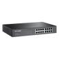 Switch Gigabit no administrable de 16 puertos 10/100/1000 Mbps para escritorio/rack