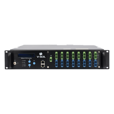 Amplificador Óptico EYDFA de 16 puertos de 1550nm