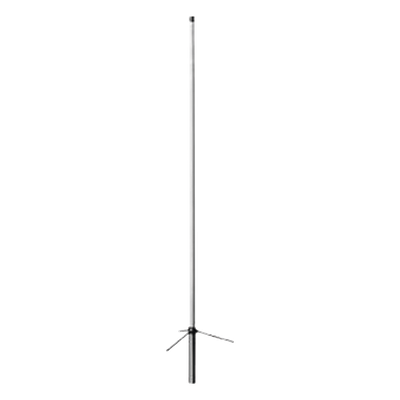 Antena base UHF, fibra de vidrio ajustable, rango de frecuencia 406 - 512 MHz
