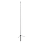 Antena base UHF, fibra de vidrio ajustable, rango de frecuencia 406 - 512 MHz